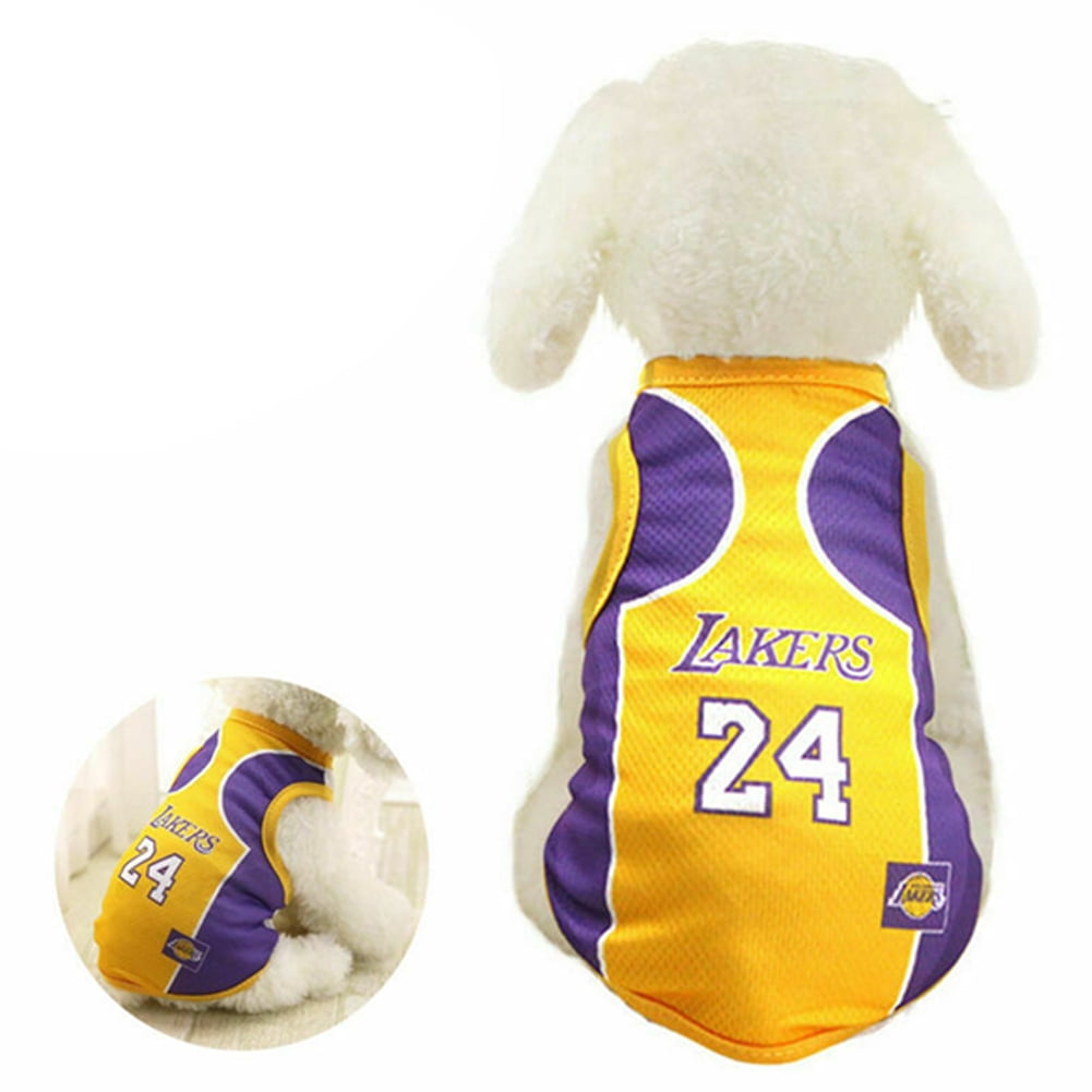 lakers dog sweater
