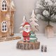 thumbnail image 4 of mfyjkho Adorno navideño de madera para escritorio, plástico, 7 x 12 cm, ideal para sala de estar, chimenea o decoración de fiestas. 1 pieza., 4 of 7