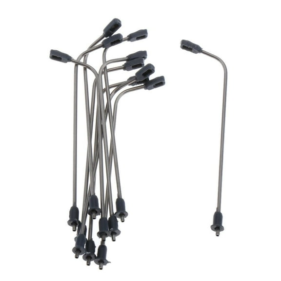 10 Set Model Street Lights HO Scale Model Train Street Architecture Table Decoration Accessories - 1:200