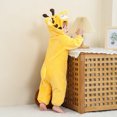 thumbnail image 5 of Meitianfacai Newborn Baby Onesie Snowsuit Fleece Lined Outfits with Zipper, Warm Hooded Romper for Infant,Yellow,Size:6-12 Months, 5 of 8