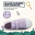 thumbnail image 5 of Kushyshoo Kid Canvas Shoes Casual Purple Children Sneaker Size 11 Little Girls, 5 of 7