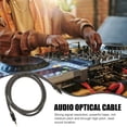 thumbnail image 4 of Shisuyan Fiber Optical Cable Optical Audio Cable Black Nylon 1Set Hi-Fi Sound Quality, 4 of 8