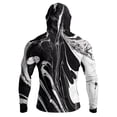 thumbnail image 5 of Sun Shirt UPF 50+ Men's Fishing Long Sleeve UV Protection Hoodie with Face Mask and Thumb-Holes Hiking Rash Guard Swimming Running, 5 of 7
