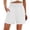 01 White, variant on YueHuiYing Women’s Linen Shorts High Waisted Casual Summer Beach Wide Leg Lounge Comfy Shorts with Pockets White XL