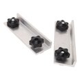 thumbnail image 2 of Kit de parada larga de pista en T, Kit de parada larga portátil de aleación de aluminio para marcos de abrazaderas, mecanizado CNC, 2 uds., 2 of 9