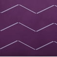 thumbnail image 2 of Simply Daisy, 14" x 20" Harlequin Stripe Purple Abstract Decorative Outdoor Pillow, 2 of 3