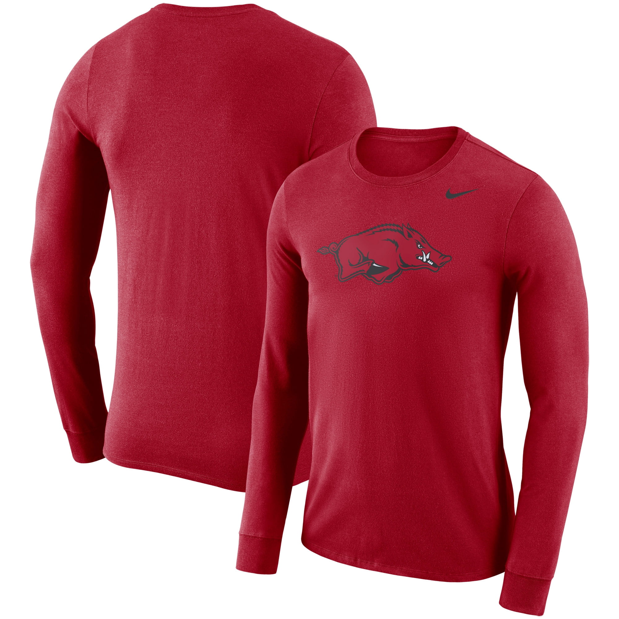 Arkansas Razorbacks Nike School Logo Performance Long Sleeve T-Shirt ...