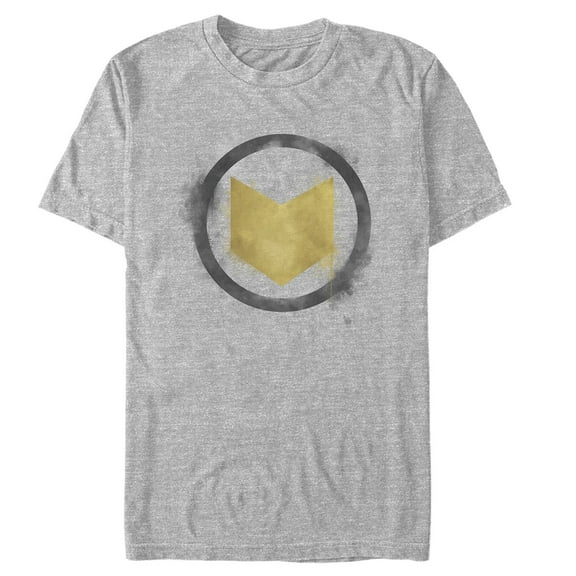 Men's Marvel Avengers: Endgame Smudged Hawkeye  Graphic Tee Athletic Heather Small