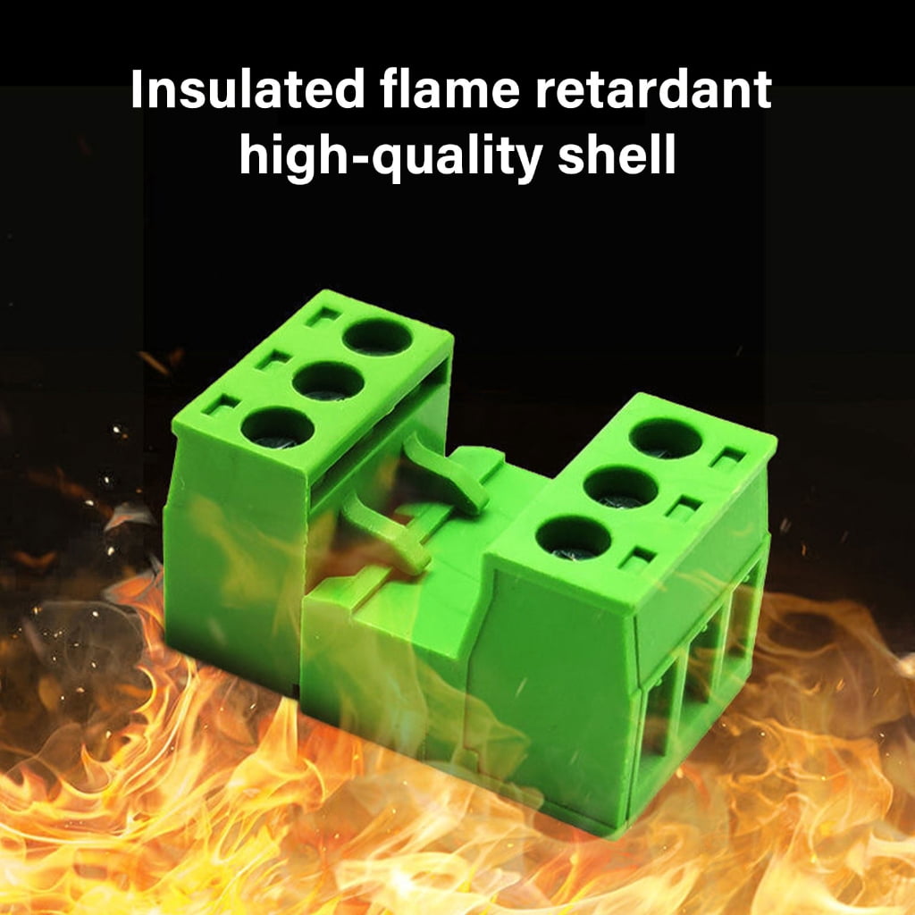Geemin 10Set 5.08MM PCB Terminals Block Connector Butting 2/4/6/8Pin Screw Terminals