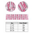 thumbnail image 3 of Bed Runner Scarf King Size, Pink Gray Stripes Stain Bed Runners & Scarves for Foot of Beds, Watercolor Modern Abstract Minimalist Decorative Bedding Runner Scarf for Hotel Home Bedroom 94 x20 Inch, 3 of 6