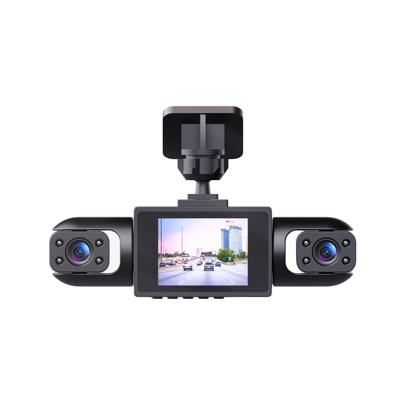 Full View Car Dashcam System,360 Degree Car Dash Cam Wireless,1080P 4-Lens Panoramic Driving Recorder,Camaras Vehiculos with Interior Infrared Light,B
