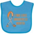 thumbnail image 3 of Inktastic Limb Loss Awareness Prosthetic Leg and Arm Orange Ribbon Boys or Girls Baby Bib, 3 of 4