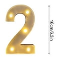 thumbnail image 2 of LED Marquee Letter Lights, Warm White and Cool White Decorative Lighted Letters, Light Up Alphabet Letters for Boys Girls, Party, Wedding, Bar, Night Light, Birthday Decoration, 2 of 6