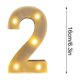 thumbnail image 2 of mfyjkho Lámpara De Marquesina Iluminada Con Letras Del Alfabeto Led Para Decoración Del Hogar, Fiesta De Cumpleaños, Boda, 16 Cm De Alto, 1 Unidad, 2 of 6