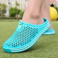 thumbnail image 4 of Mepaouo Womens Mens Garden Clogs Shoes Mesh Hole Water Sandals Summer Beach Slides Shower Slippers, 4 of 7