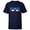 Navy, variant on Brick Logo in Captain America Colors - Short Sleeve T-Shirt for Kids - Customized-White