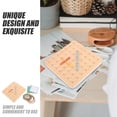 thumbnail image 3 of Shisuyan 1 Set Geoboard Geometric Shape Puzzle Peg Wood Board To Create Figures Shapes, 3 of 9