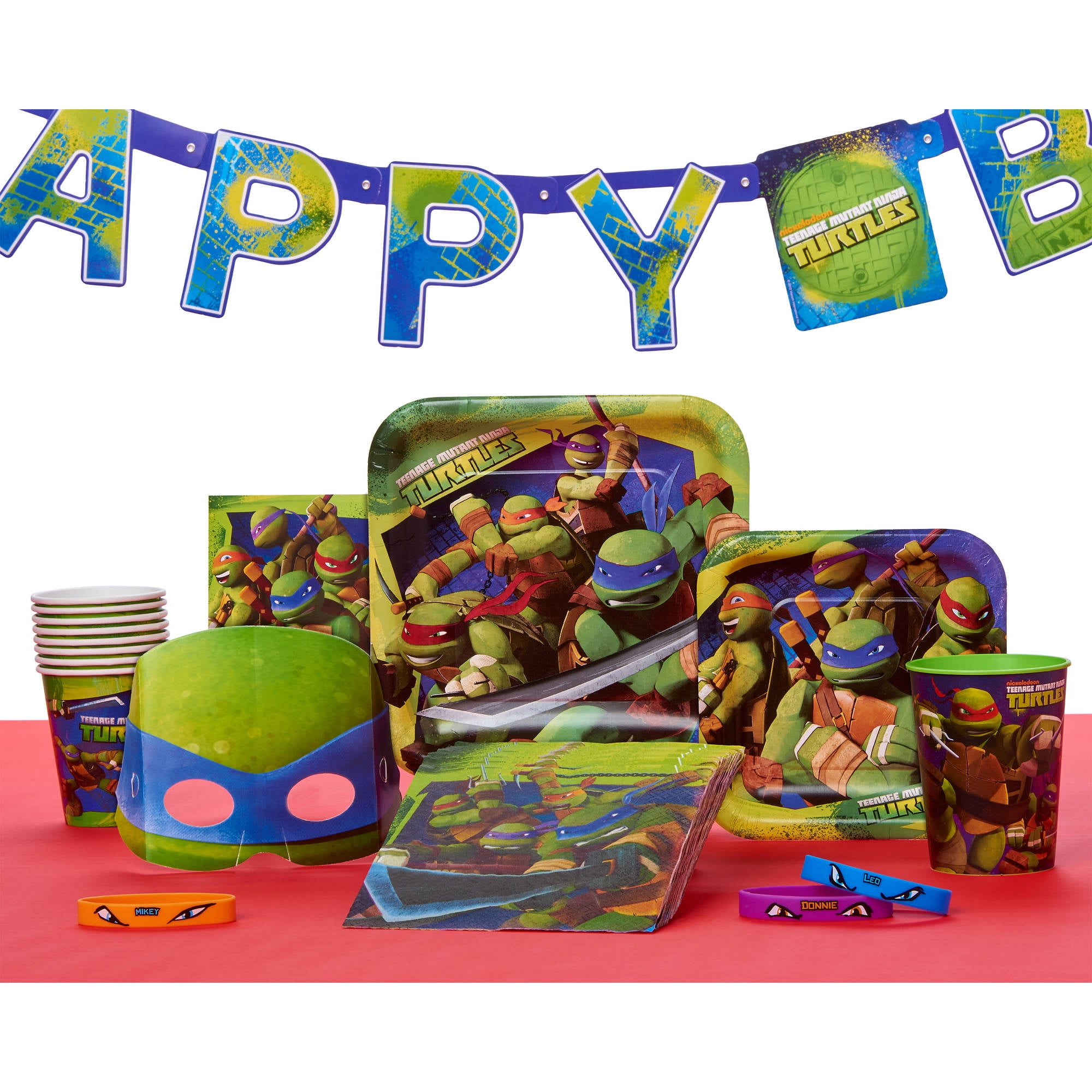 Teenage Mutant Ninja Turtles Birthday Party Table Decoration Kit