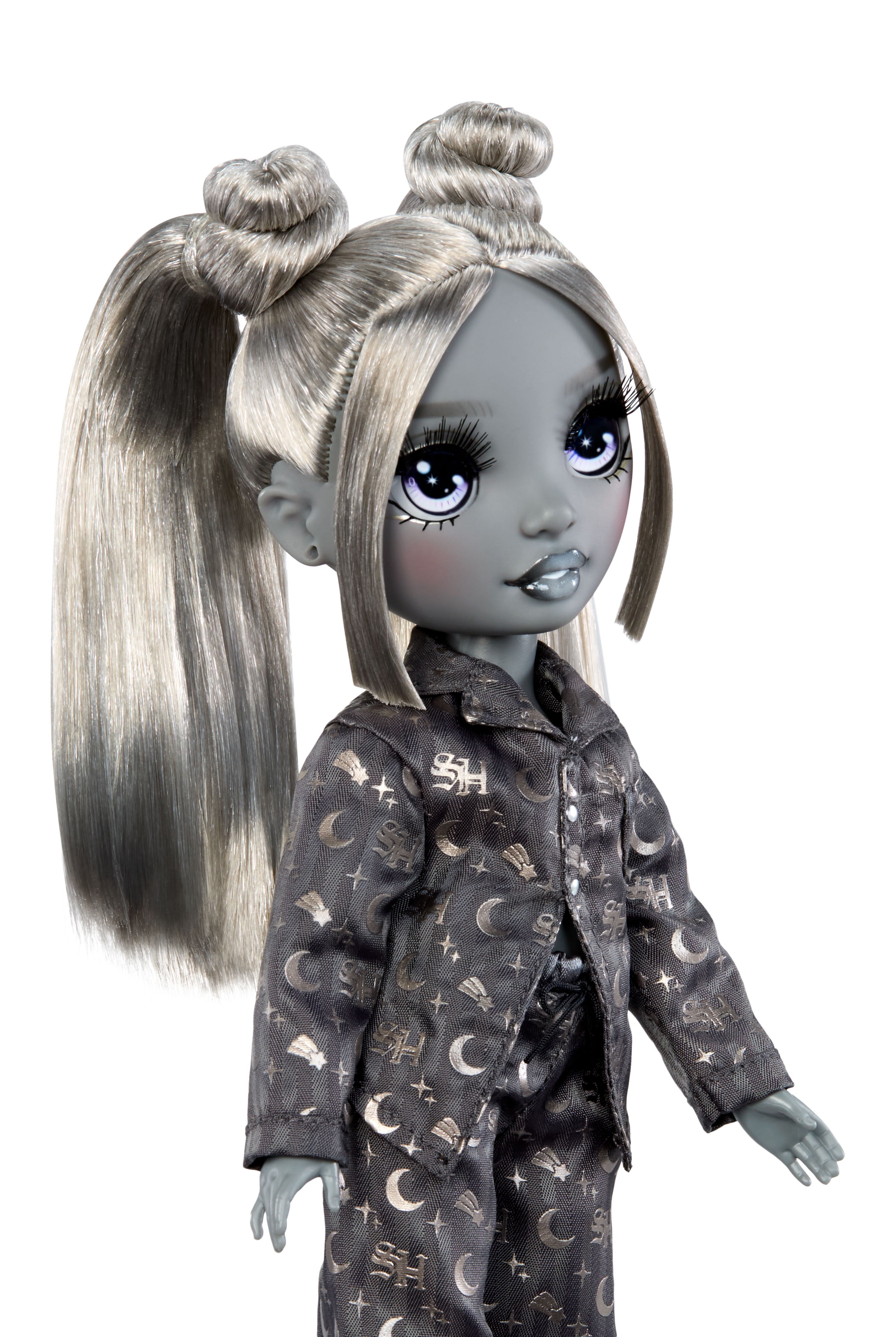 Rainbow High Shadow High Girl's Night Luna Madison - Grayscale 11" Fashion Doll, Grey Hair & Outfit