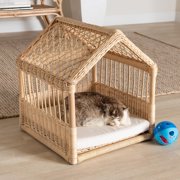 Baxton Studio Small Pet Bed with Removable Cushion, Multicolor