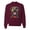 Maroon, variant on My Favorite Breed is The One In Need | Colorful Labrador Dog | Dean Russo Art Animal Lover Unisex Crewneck Sweatshirt, Red, 5XL