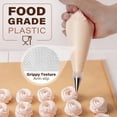 thumbnail image 4 of Small Tipless Piping Bags, 500Pcs Pastry Bags for Icing, Cookie, Cake Decor Kit with Sealing Clips, 4 of 9