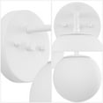 thumbnail image 5 of Jonathan Y 5.75" 1-Light Metal/Frosted Glass Contemporary LED Vanity Light, White, 5 of 7