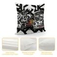 thumbnail image 4 of Orinice Graffiti Graphic Decorative Throw Pillow Cover for Home Couch Living Room Bed Sofa - Printed on Both Sides - 1PC 22x22in, 4 of 5