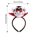thumbnail image 3 of Ticikt Plush Halloween Headbands, 3D Cute Character Cosplay Head Boppers Party Accessories for Adults Kids, 3 of 4