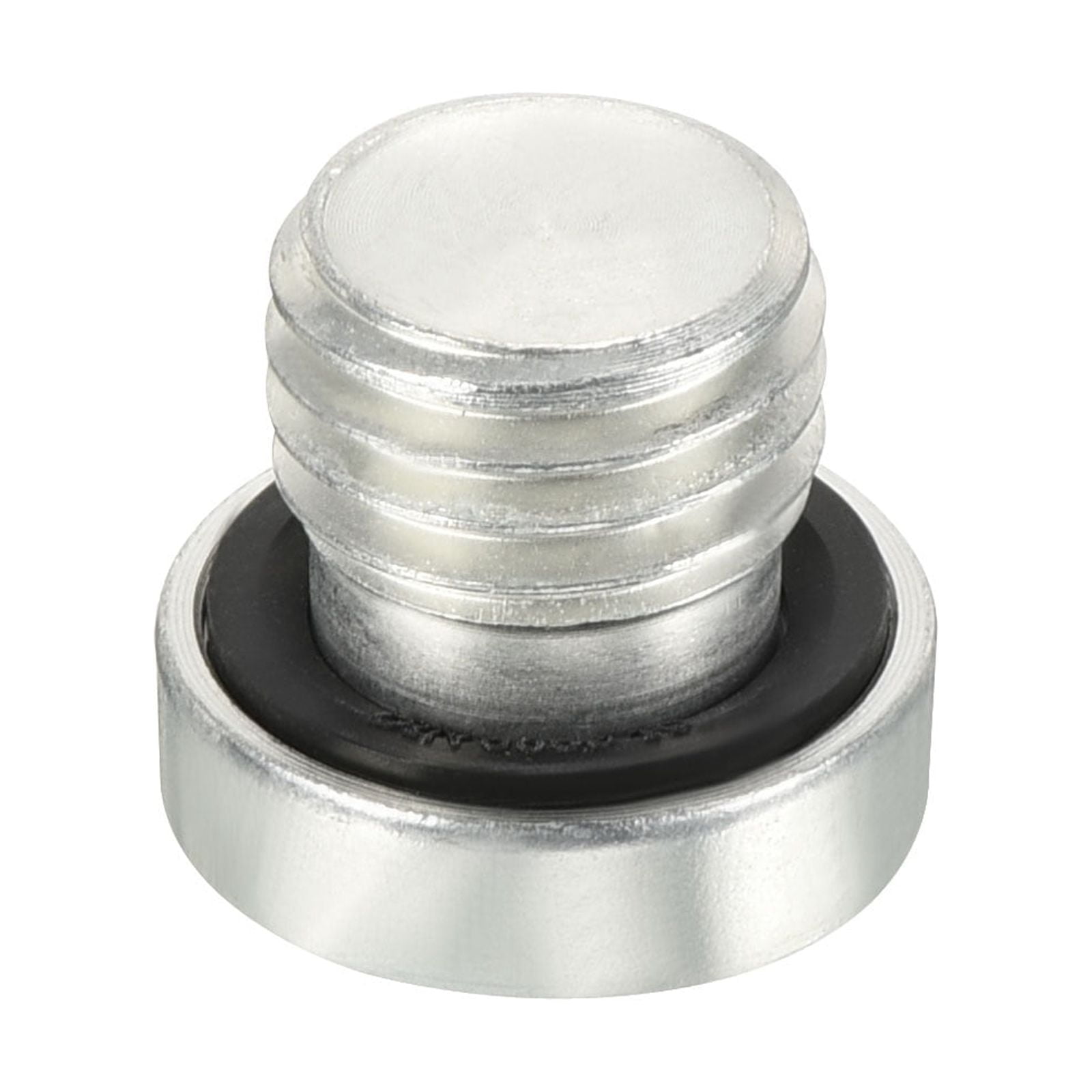 2 Bouchons De Tuyau M10x1.25 - Filetage Mâle Hexagonal Interne 5mm - Acier 45# - Argent - 2