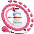 thumbnail image 1 of Aro circular de hula pesado JKSHMYT, apto para adultos, talla grande, 120 cm, 1 of 6