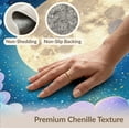 thumbnail image 6 of ODIKA 8'x10' Washable Area Rug Large Galaxy Starry Planets Motif Planetary Stars Themed Science for King Size Bedroom Under Bed, Master Suite, Non-Shedding, Easy Care, 6 of 7