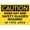 Warning Sign 4, variant on Caution Hard Hat Safety Glasses Required In This Area Sign For House, 8"x12" Premium Aluminum Yard Sign, Sun-Proof Rust-Free PPE Sign