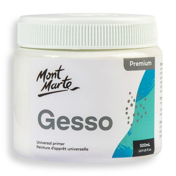 MONT MARTE Tube d'apprêt pour plâtre universel, fini blanc vif - 500ml