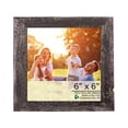 thumbnail image 1 of 8"x8" Rustic Smoky Black Picture Frame, 1 of 1