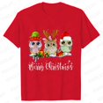 thumbnail image 1 of Camiseta de Feliz Navidad para mujer, camisetas de Hip Hop, ropa femenina con gráfico de dibujos animados, camisetas de manga corta Y2k a la moda, ropa estética, 1 of 5
