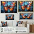 thumbnail image 4 of Designart "Bold Butterflies in Vibrant Colors I" Animals Butterfly Canvas Art Print, 4 of 7