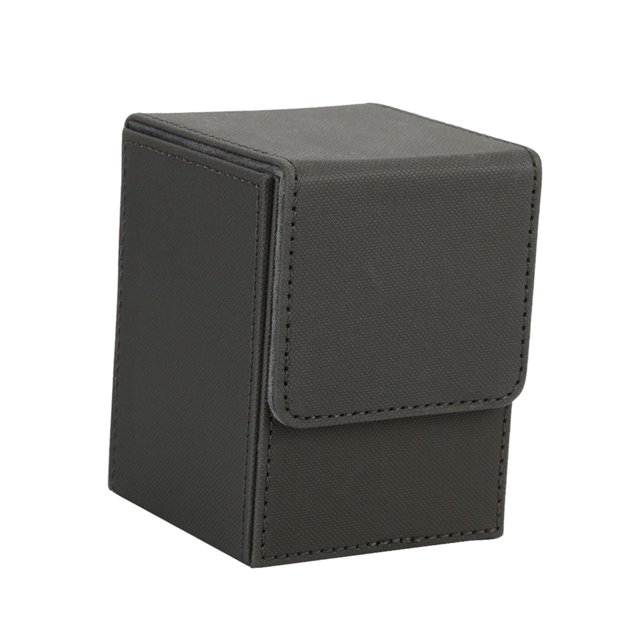TISHITA Boîte pour Deck de Cartes pour Cartes de Collection Grande Taille Protège-Cartes Étui de Rangement pour Cartes pour Jeu de Cartes à Collectionner Gris