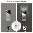 thumbnail image 3 of Fotbe Black And White Boston Terrier Luz Nocturna LED, Luz de Noche con Sensor de Luz Natural de Anochecer a Amanecer, Se Enchufa a la Pared, Blanco Cálido 0.5W-EU, 3 of 7