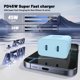 thumbnail image 3 of Cargador QZIIW de 45W con doble puerto USB-C PD, carga rápida, paquete de 2, 3 of 7