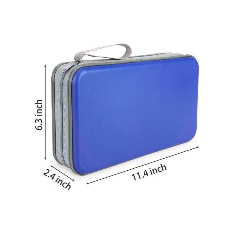 Gustave 96 Capacity CD Case DVD Case Holder Hard Plastic Zipper