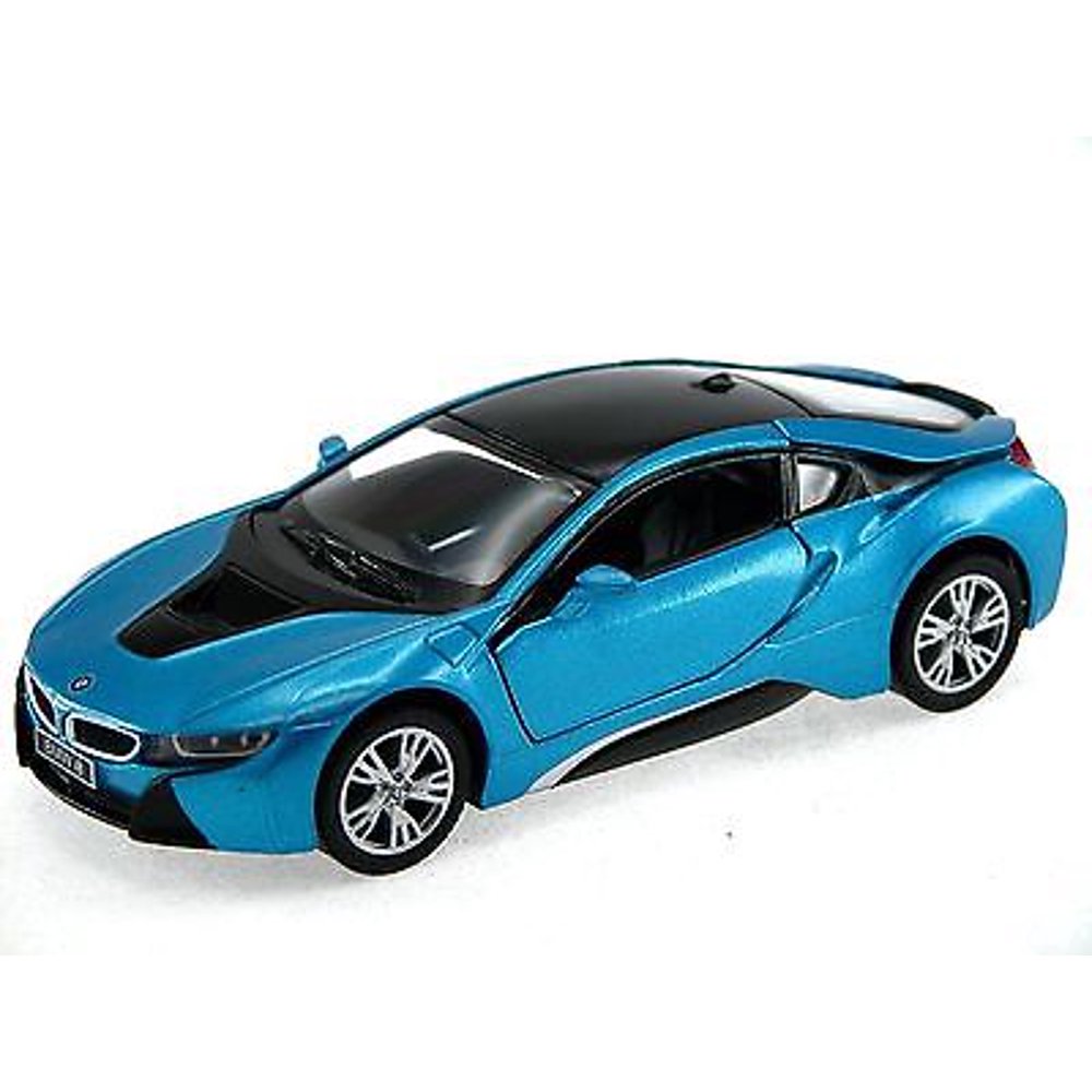 5" Kinsmart BMW i8 2 Door Coupe 1:36 Diecast Model Toy Car Pull Action