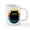 White, variant on CafePress - Black Cat Retro Sunset Mugs - 11 oz Ceramic Mug - Novelty Coffee Tea Cup
