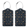 thumbnail image 3 of Honeii New Year Print Leather Luggage Tag for Suitcases,ID Tags,Bag Tags for Luggage,Functional Travel Tag-2 PCS, 3 of 5