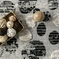 thumbnail image 6 of nuLOOM Carli Modern Pebble Tasseled Area Rug, 4' x 6', Light Gray, 6 of 9
