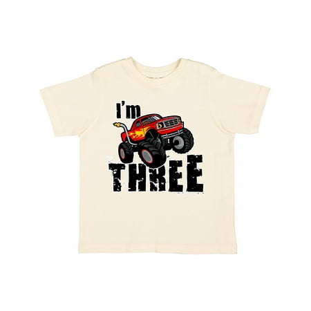 

Inktastic Monster Truck 3rd Birthday Boys or Girls Toddler T-Shirt