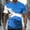 Blue, variant on Men's Funny Elderly T-shirt Short Sleeved T-shirt Round Neck Shirt Casual Daily Street Top Men's Top