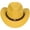 A52-Yellow, variant on Baby Toddler Bucket Hat for Infant Boys Girls Kids Breathable Sun Hat with Chin Strap Childrens Woolen Hat With UpturnedCowboy Hat Head Accessory Solid Color Top Hat Wide Brimmed Hat