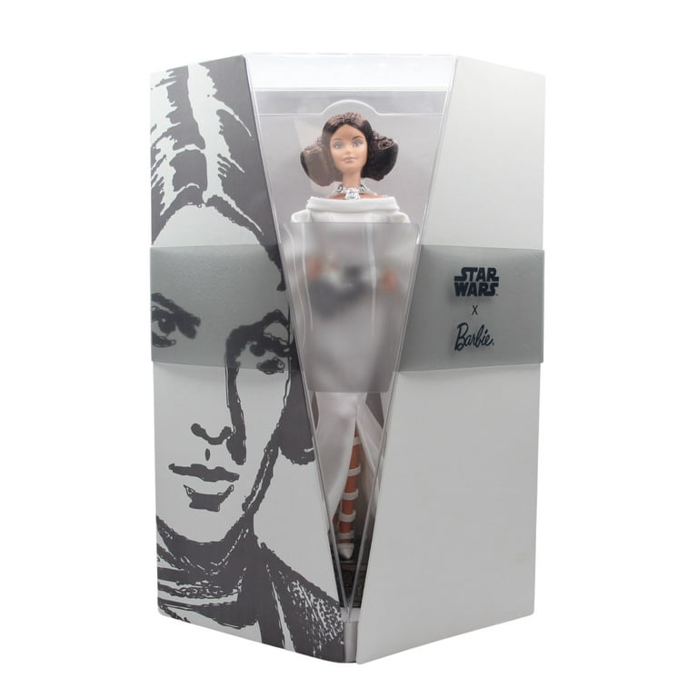 Barbie Princess Leia white Silver Doll Walmart