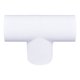 thumbnail image 1 of conexión t de pvc de 1/2 pulgada blanco dura, 1 of 4